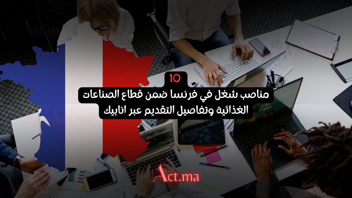 10 مناصب شغل في فرنسا ضمن قطاع الصناعات الغذائية وتفاصيل التقديم عبر انابيك